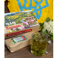 Травяной карпатский чай в наборе Белая чашка MIX ЧАЮ