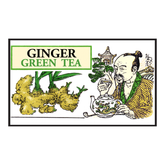 Зеленый чай со вкусом имбиря Mlesna Ginger Green Tea