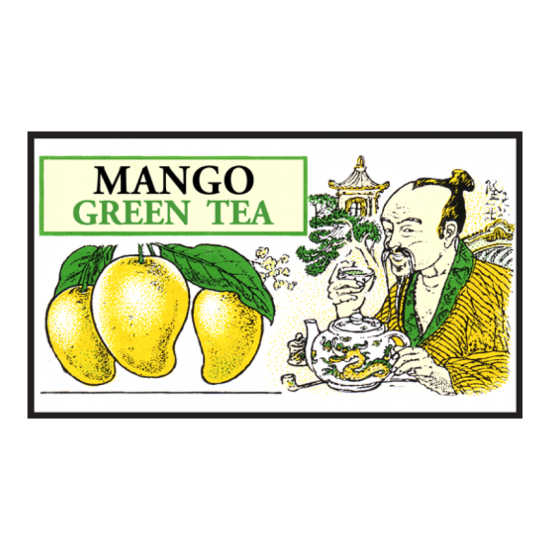 Зеленый чай со вкусом манго Mlesna Mango Green Tea 