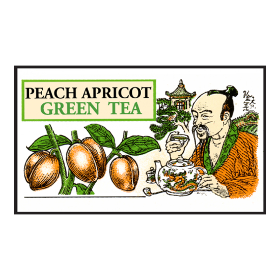 Зеленый чай со вкусом персик-абрикос Mlesna Peach Apricot Green Tea 