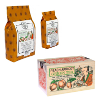 Зеленый чай со вкусом персик-абрикос Mlesna Peach Apricot Green Tea 