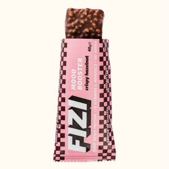 Низькокалорійні батончики CRISPY HAZELNUT BOX FIZI 12 шт 