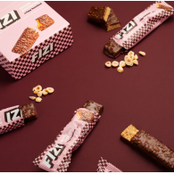Низькокалорійні батончики CRISPY HAZELNUT BOX FIZI 12 шт 