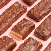 Низькокалорійні батончики CRISPY HAZELNUT BOX FIZI 12 шт 