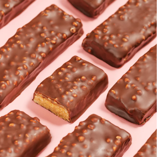 Низькокалорійні батончики CRISPY HAZELNUT BOX FIZI 12 шт 