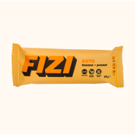 Низкоуглеводные Кето батончики BANANA PEANUT BOX FIZI 10 шт 