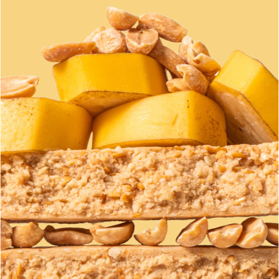 Низкоуглеводные Кето батончики BANANA PEANUT BOX FIZI 10 шт 