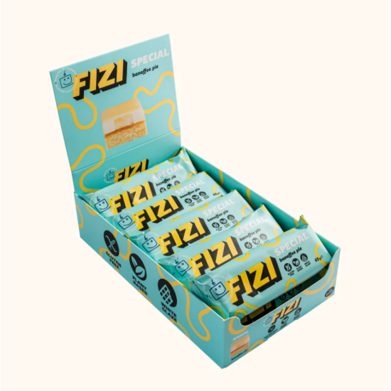 Шоколадні лімітовані батончики BANOFFEE PIE BOX FIZI 10 шт 
