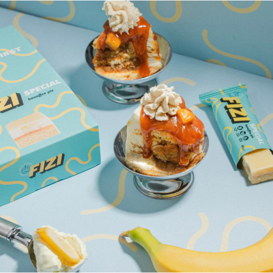 Шоколадні лімітовані батончики BANOFFEE PIE BOX FIZI 10 шт 