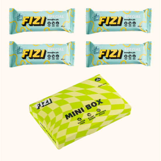 Шоколадні лімітовані батончики BANOFFEE PIE BOX FIZI 10 шт 