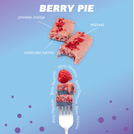 Батончики в розовой глазури BERRY PIE BOX FIZI 10 шт 