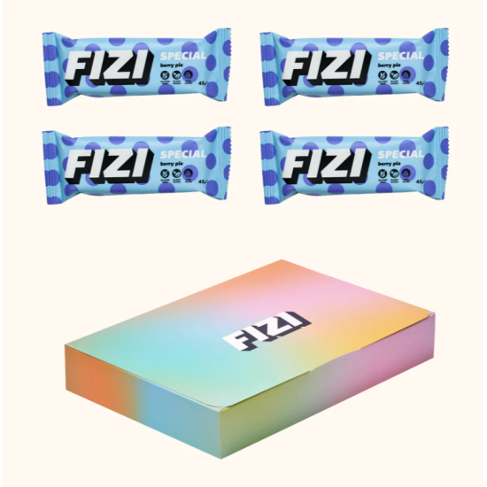 Батончики в розовой глазури BERRY PIE BOX FIZI 10 шт 