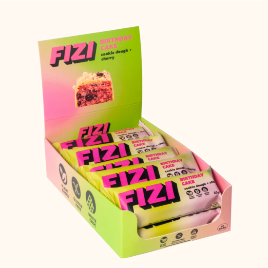 Шоколадні батончики BIRTHDAY CAKE BOX FIZI 10 шт 
