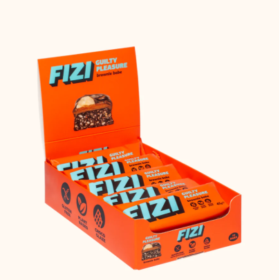 Шоколадные батончики BROWNIE BABE BOX FIZI 10 шт 