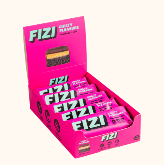 Шоколадні батончики з фундуком HAZELNUT SALT BOX FIZI 10 шт 
