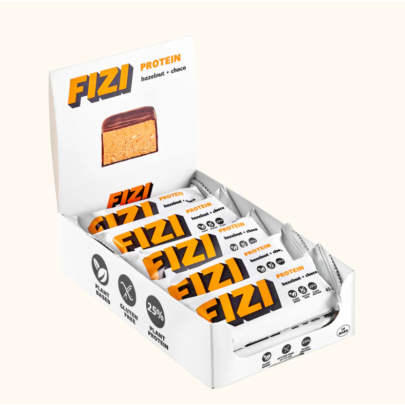 Протеиновые батончики HAZELNUT CHOCO BOX FIZI 10 шт 