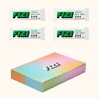 Протеиновые батончики со вкусом матчи MATCHA RASPBERRY BOX FIZI 10 шт  