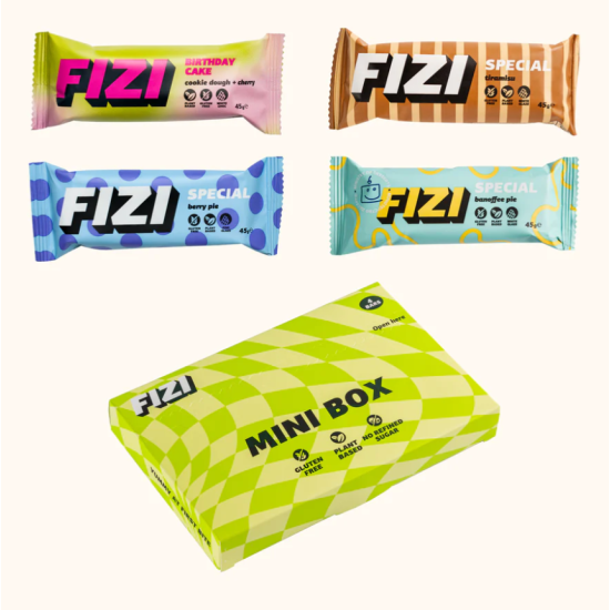 Лімітовані шоколадні батончики LIMITED MINI BOX FIZI 4 шт 