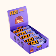 Шоколадные батончики PEANUT CARAMEL BOX FIZI 10 шт 