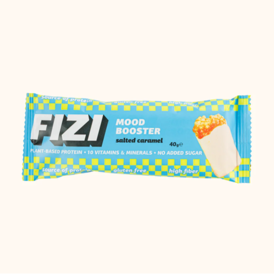Низкоуглеводные батончики SALTED CARAMEL BOX FIZI 12 шт 