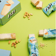 Низкоуглеводные батончики SALTED CARAMEL BOX FIZI 12 шт 