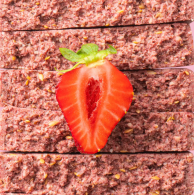 Низкоуглеводные Кето батончики STRAWBERRY ALMOND BOX FIZI 10 шт