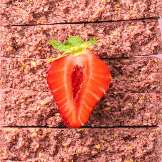 Низкоуглеводные Кето батончики STRAWBERRY ALMOND BOX FIZI 10 шт