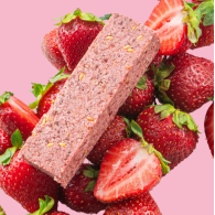 Низкоуглеводные Кето батончики STRAWBERRY ALMOND BOX FIZI 10 шт