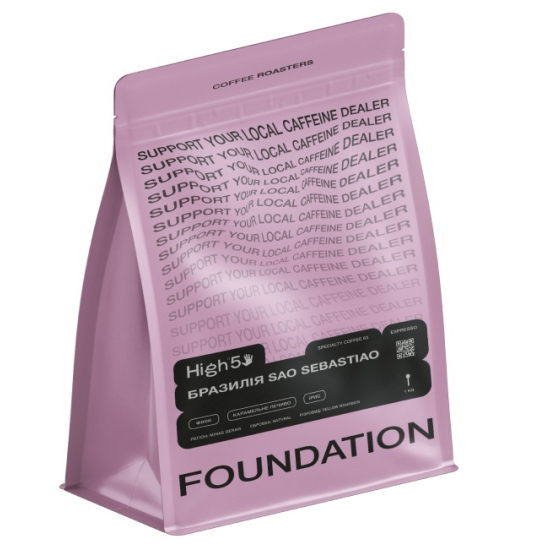 Кава Бразилія Sao Sebastiao еспресо FOUNDATION Кава Бразилія Sao Sebastiao еспресо FOUNDATION