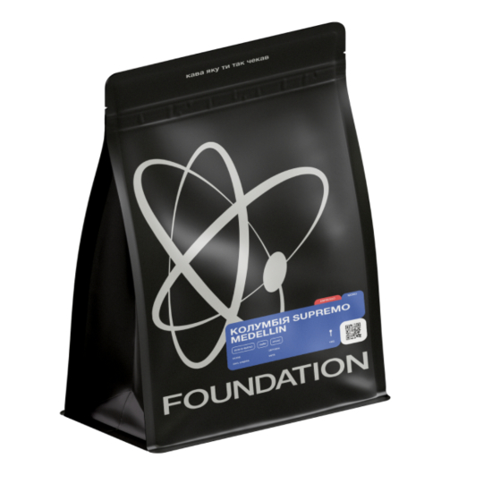 Кофе Колумбия Supremo Medellin Эспрессо FOUNDATION Кофе Колумбия Supremo Medellin Эспрессо FOUNDATION