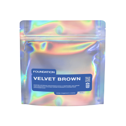 Какао-порошок Wow Cacao Velvet Brown FOUNDATION 250 г