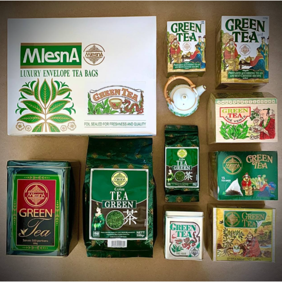 Зеленый китайский крупнолистовой чай Mlesna Green Tea  